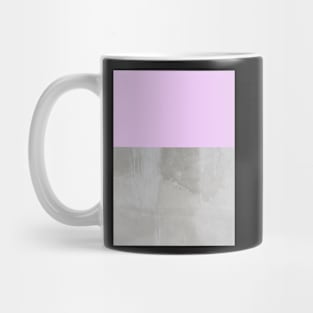 Pastel Pink On Stone Mug